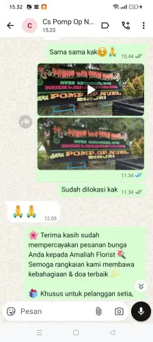 Testimonial Papan Bunga kota wisata cibubur