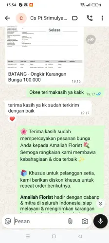 Testimonial Papan Bunga kota wisata cibubur